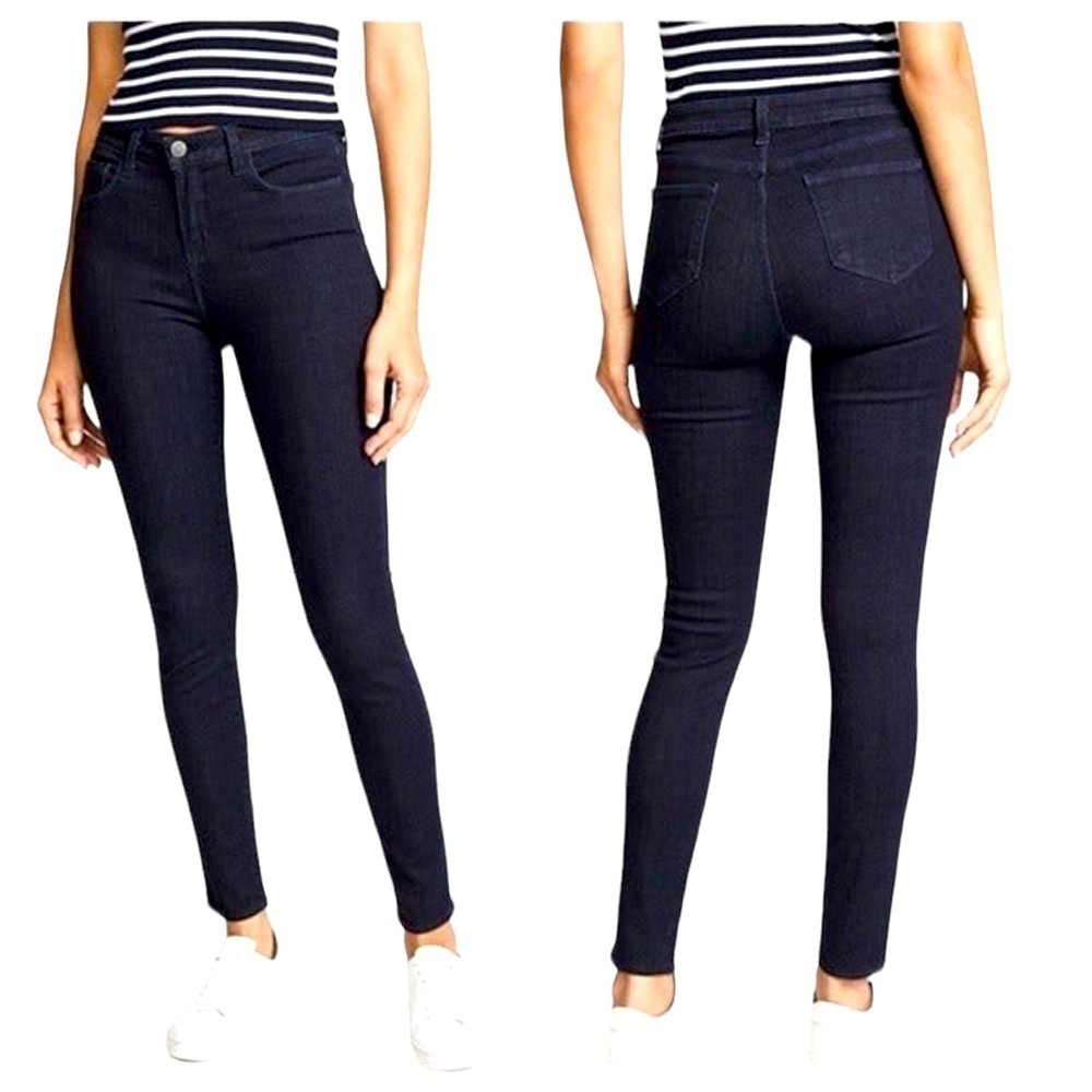 Lagence Marguerite High Rise Skinny Jean In Eclipse Size 25